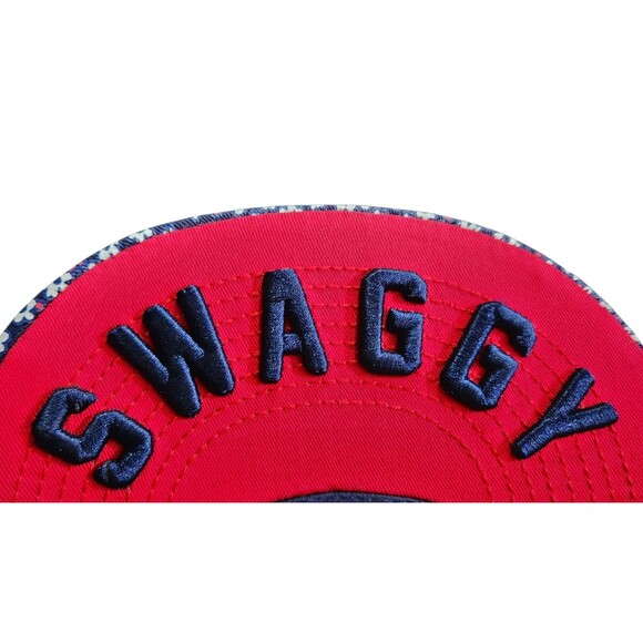 Justin Bieber SWAGGY Cap Flat Billed Snapback Blue Floral Official Merchandise - Picture 2 of 11